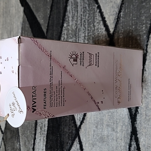 COZY WOMEN'S QUILTED SLIPPERS - Picture 8 of 11